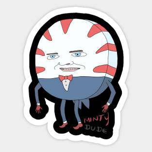 Minty Dude from Adventure Men Sticker